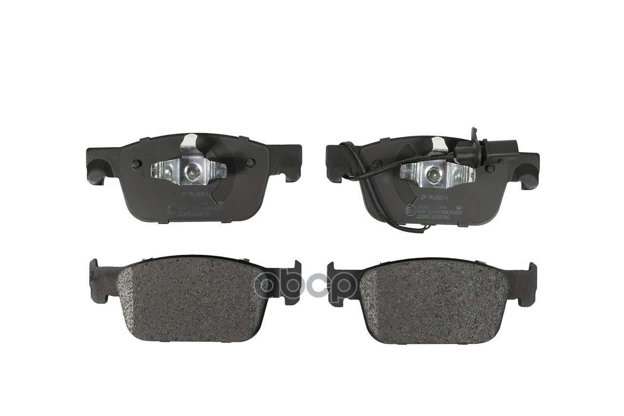 Колодки тормозные дисковые AUDI A4 Allroad B9 (8WH, 8WJ), A4 B9 (8W2, 8WC), A5 (F53, F5P), A5 Sportb ZF Russia арт. GDB2127ZFR