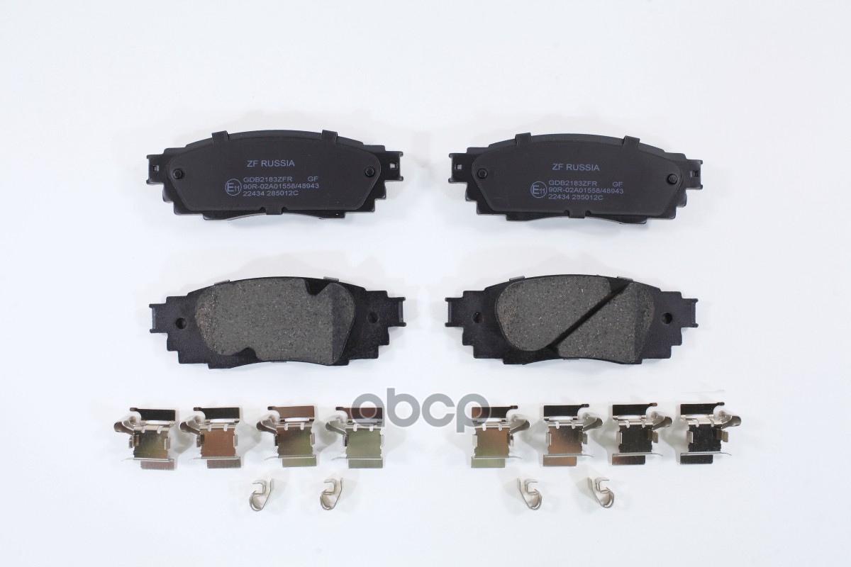 Колодки тормозные задние LEXUS RX 2.0 /3.0 /3.5 2015 - ZF Russia арт. gdb2183zfr