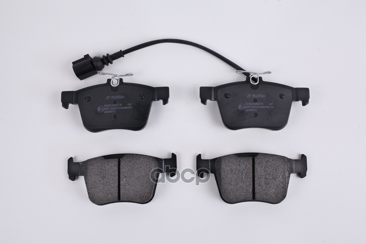 Колодки тормозные передние ZF Russia GDB2358ZFR ZF Russia арт. GDB2358ZFR