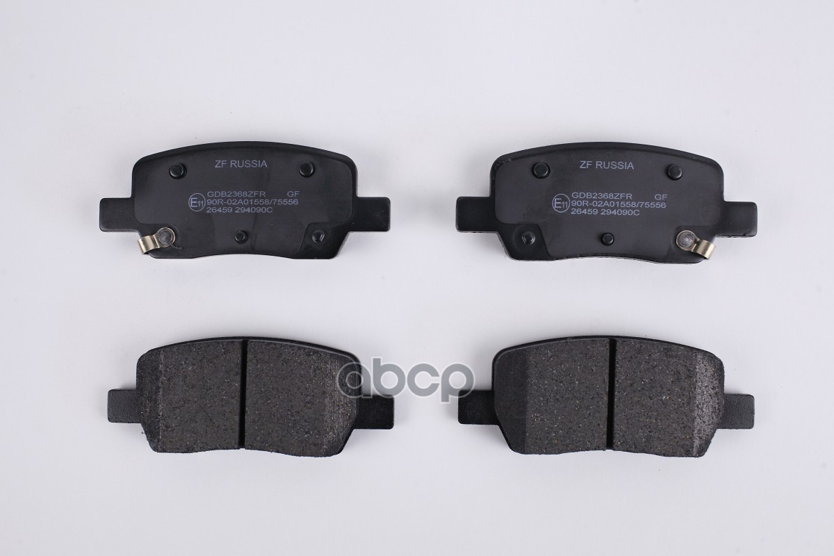 Колодки тормозные (аналог TRW GDB2368) GDB2368ZFR ZF Russia арт. GDB2368ZFR