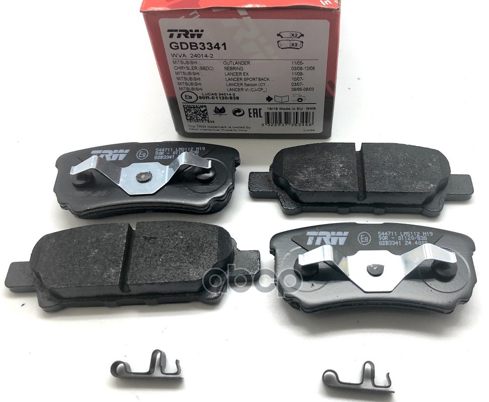 Колодки тормозные дисковые(аналог TRW GDB3341) GDB3341ZFR ZF Russia арт. GDB3341ZFR