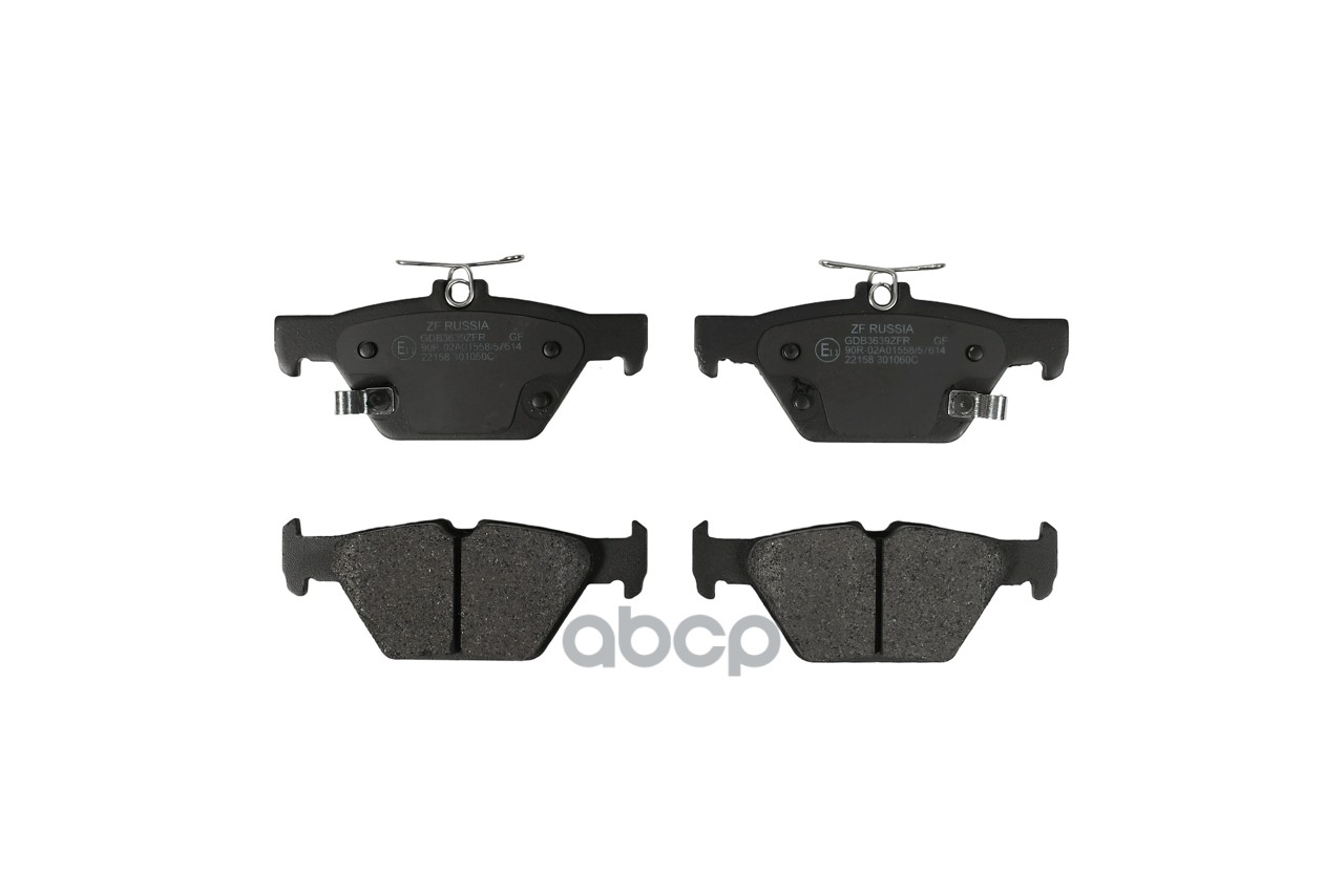 Колодки тормозные дисковые SUBARU FORESTER (SK_), IMPREZA Hatchback (GT_), LEGACY V (BM), LEGACY VI ZF Russia арт. GDB3639ZFR