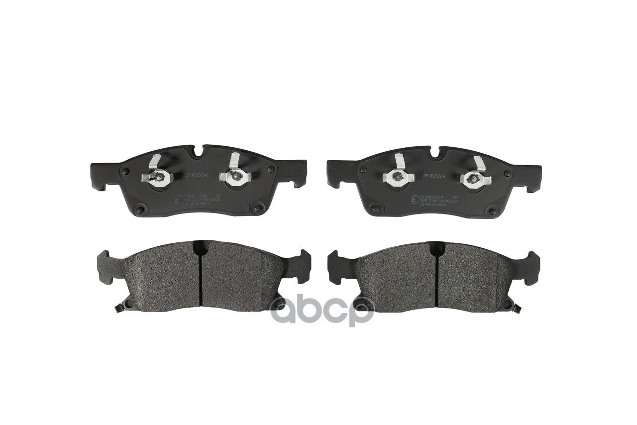 Тормозные колодки ZF Russia арт. GDB4603ZFR