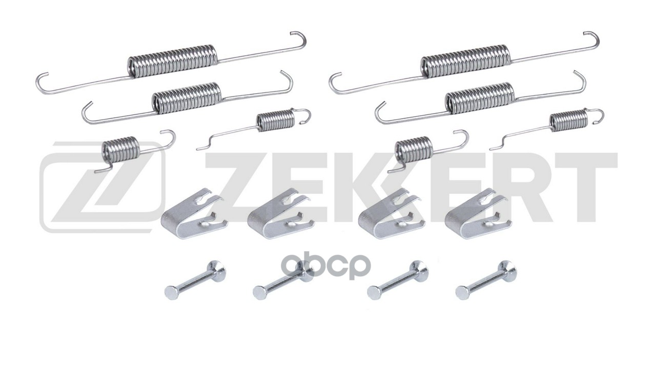 Комплект установочный задн. торм. колодок Nissan Almera (N16) 00-  Primera (P11) 99- Zekkert арт. br-3330