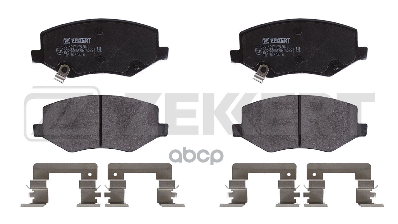 Колодки тормозные дисковые передние Moskvich 3 (AZLK) 22-  Jac JS4 22-  S3 16-  Refine 14-  S2 15- Zekkert арт. bs-1327