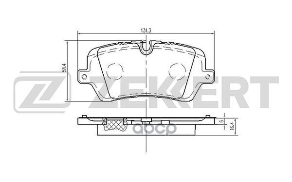 Колодки торм. диск. задн. Land Rover Discovery V 16-  Range Rover IV 12-  Range Rover Sport II 13- Zekkert арт. bs-2532