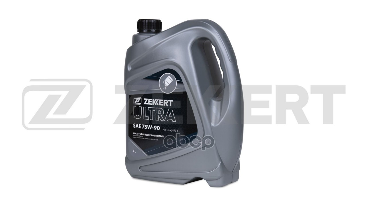 Масло трансмиссионное синтетическое SAE 75W-90  API GL-4/GL-5 Zekkert Ultra 4 л Zekkert арт. fk-759014