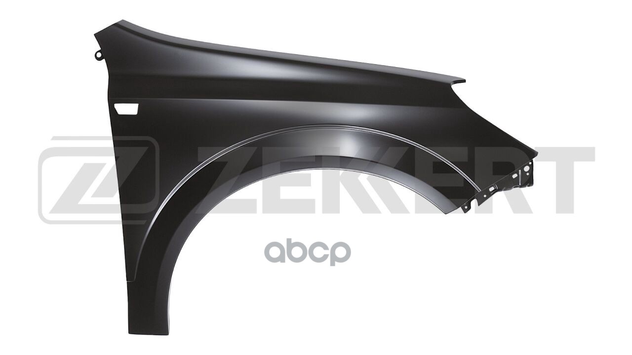 Крыло переднее правое Opel Astra H 04- с отв. под повторитель (Тайвань) Zekkert арт. kt-1064