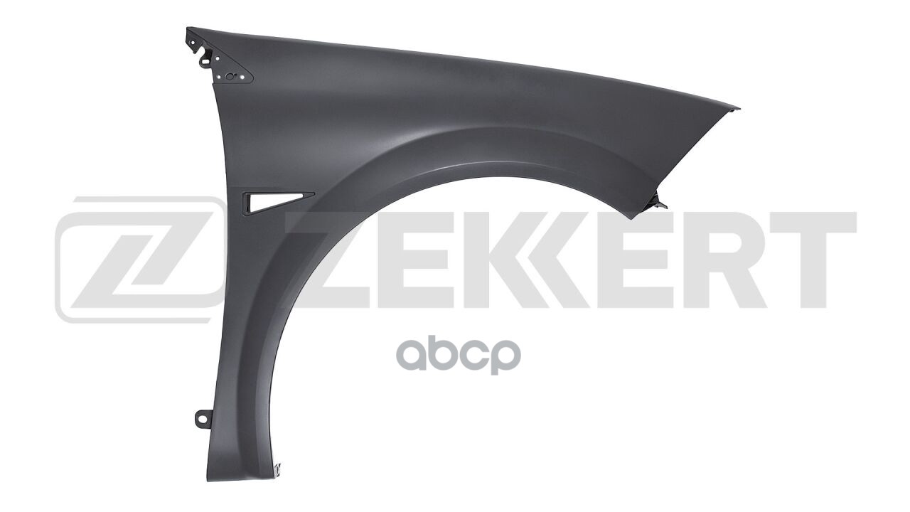 Крыло переднее правое Renault Megane II 02- с отв. под повторитель (Тайвань) Zekkert арт. kt-1072