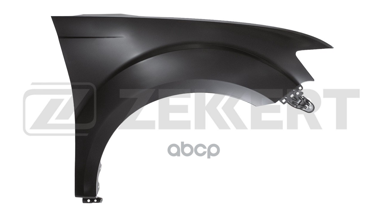 Крыло переднее правое Mitsubishi Outlander II 06- без отв. под повторитель (Тайвань) Zekkert арт. kt-1150