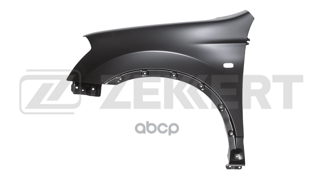 Крыло переднее левое Nissan Qashqai (J10 NJ10) 06- с отв. под повторитель (Тайвань) Zekkert арт. kt-1151