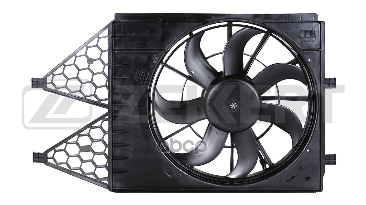 Вентилятор радиатора с кожухом VW Polo V 10-  Skoda Rapid (NH3  NK3  NK6) 12-  Fabia (542) 07- Zekkert арт. mk-7080