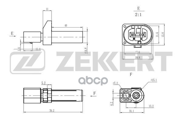 Датчик положения коленвала MB E-Class (211  212) 03-  C-Class (203  204) 00-  S-Class (W221) 11-  Je Zekkert арт. se-4040