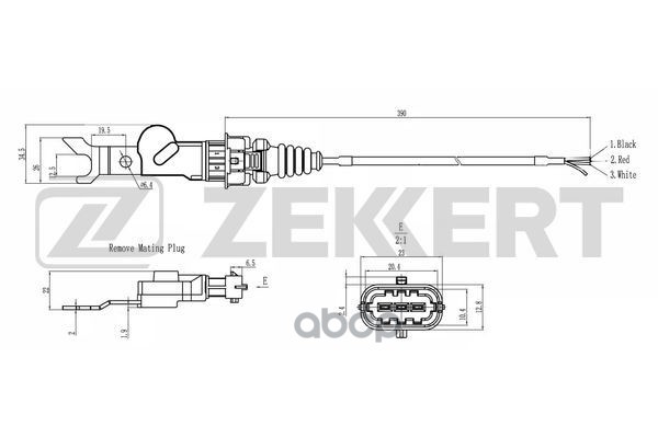 Датчик положения распредвала Opel Astra F  G 93-  Vectra B 95-  Omega B 94-  Calibra A 94- Zekkert арт. se-5021