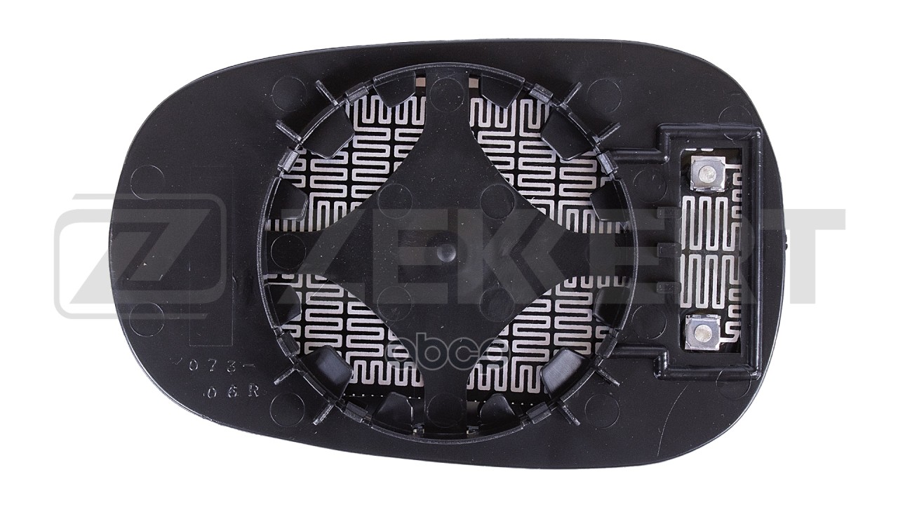 Зеркальный элемент левый/правый выпуклый с подогревом Nissan Micra (K12) 03-  Renault Megane 96-  Mo Zekkert арт. sp-1163