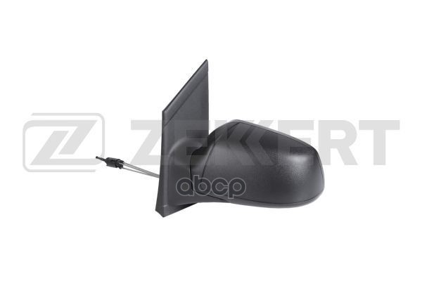 Зеркало в сборе левое / текстурное / выпуклое / трос регул / Ford Focus II 04- Zekkert арт. sp-4155