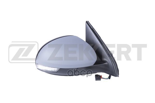 Зеркало в сборе правое / грунтованное / выпуклое / эл регул / с подогр с повт поворота VW Tiguan 07- Zekkert арт. sp-4409