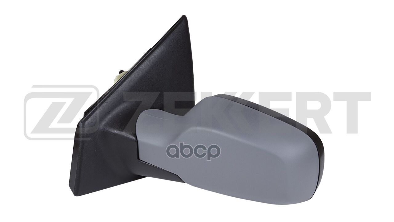 Зеркало в сборе левое / грунтованное / асферическое / мех регул / с подогр Renault Clio III 05- Zekkert арт. sp-4420