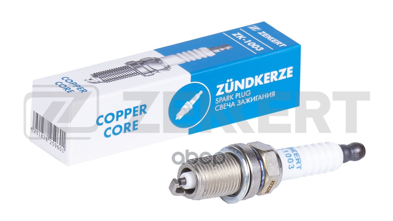 Свеча зажигания (аналог NGK 7121  цена за 1 шт.) Lada Priora (2170 2172) 07-  Kalina (111_) 08-  For Zekkert арт. zk-1003