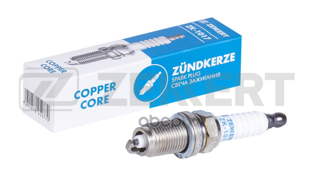 Свеча зажигания (аналог NGK 6711  цена за 1 шт.) Honda Accord VII 03-  Civic VII 01-  CR-V II III 01 Zekkert арт. zk-1017