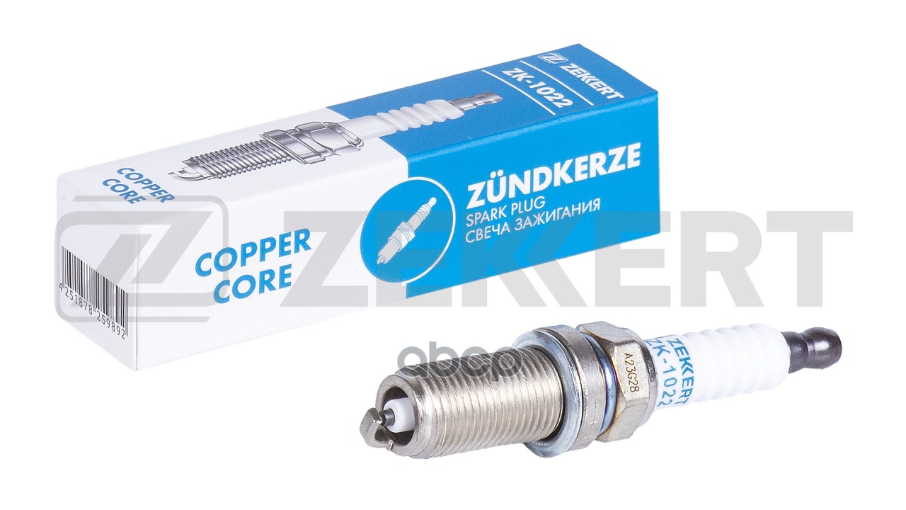 Свеча зажигания (аналог NGK 7113  цена за 1 шт.) Peugeot 206 99-  407 04-  307 00-  Citroen C4 04- Zekkert арт. zk-1022
