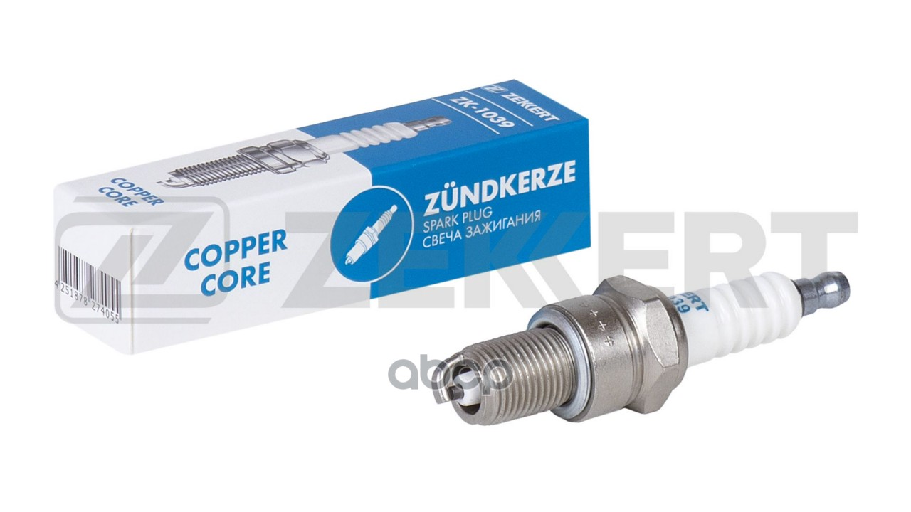 Свеча зажигания (аналог NGK 5637  цена за 1 шт.) Lada Niva (2121  2131) 76-  Samara (2114) 88-  MB S Zekkert арт. zk-1039