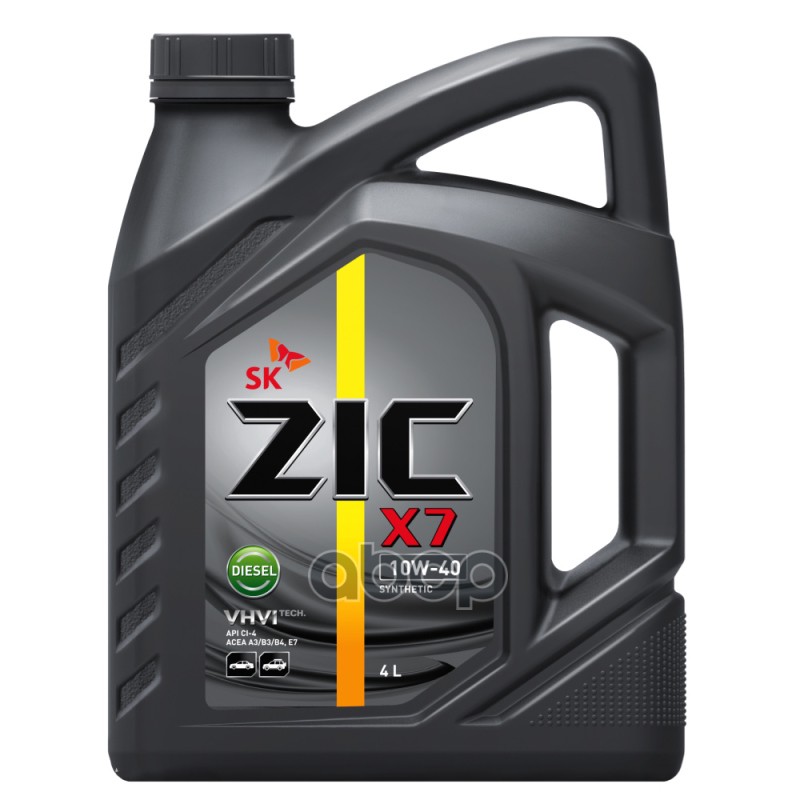 ZIC Масло моторное синтетическое ZIC X7 10W-40 Diesel 4л 162607