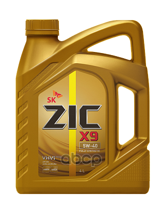 ZIC Масло моторное синтетическое ZIC Х9  5W-40 4л 162613