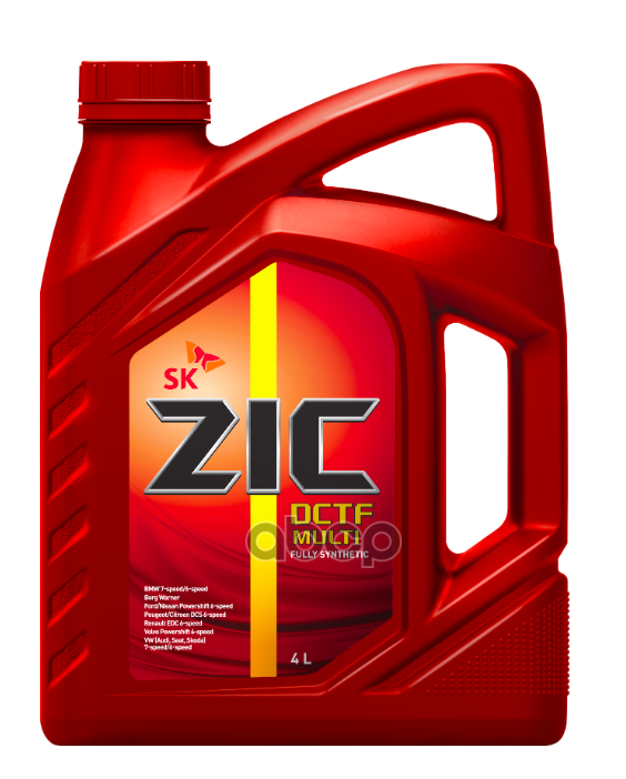 Масло трансмиссионное ZIC DCTF MULTI синтетическое 4 л 162685 ZIC арт. 162685