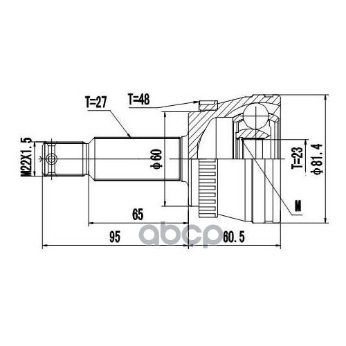Шрус Наружный Zikmar арт. Z87308R