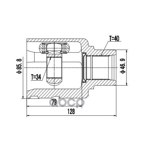 Шрус Внутренний | Перед Прав | Zikmar арт. Z87962R