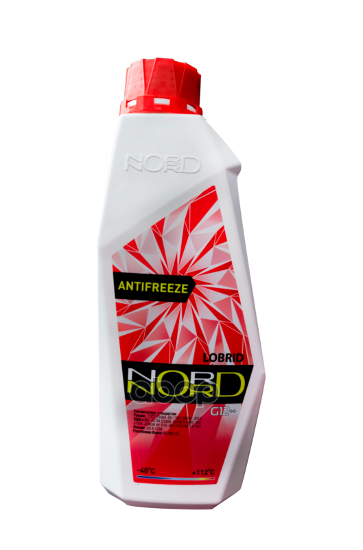 Антифриз NORD High Quality Antifreeze готовый -40C красный 1 кг NR 20225 nord арт. NR 20225