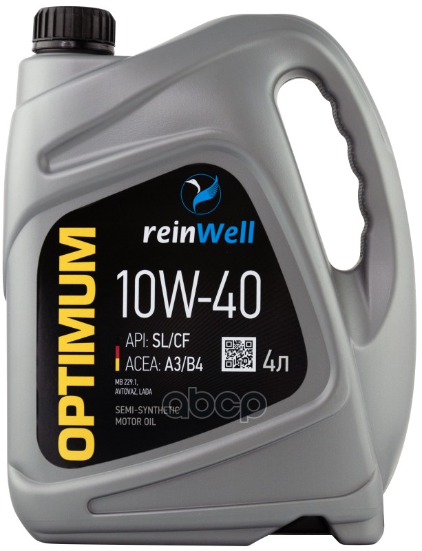 reinWell Моторное Масло Reinwell 10W-40 A3/B4 4Л 4958