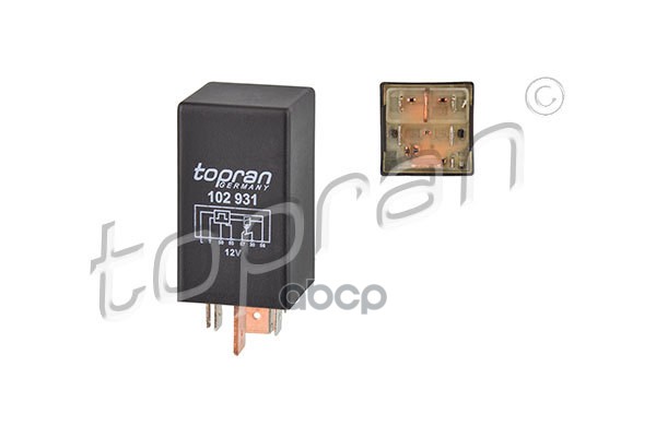 Реле Накаливания (Замена Для Hp-102931015) topran арт. 102931001