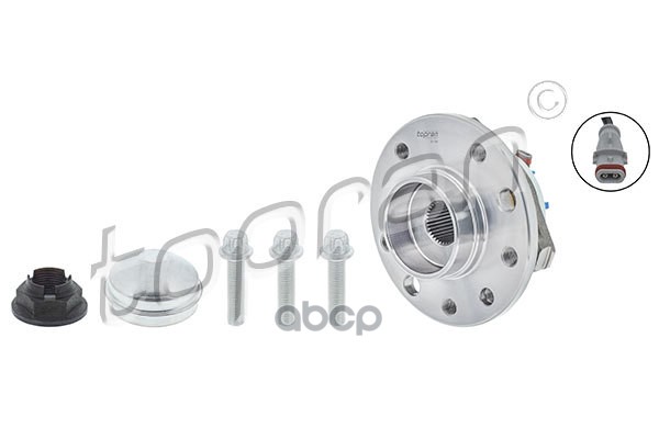 Ступица Колеса  Комплект (Замена Для Hp-207390755) topran арт. 207390001